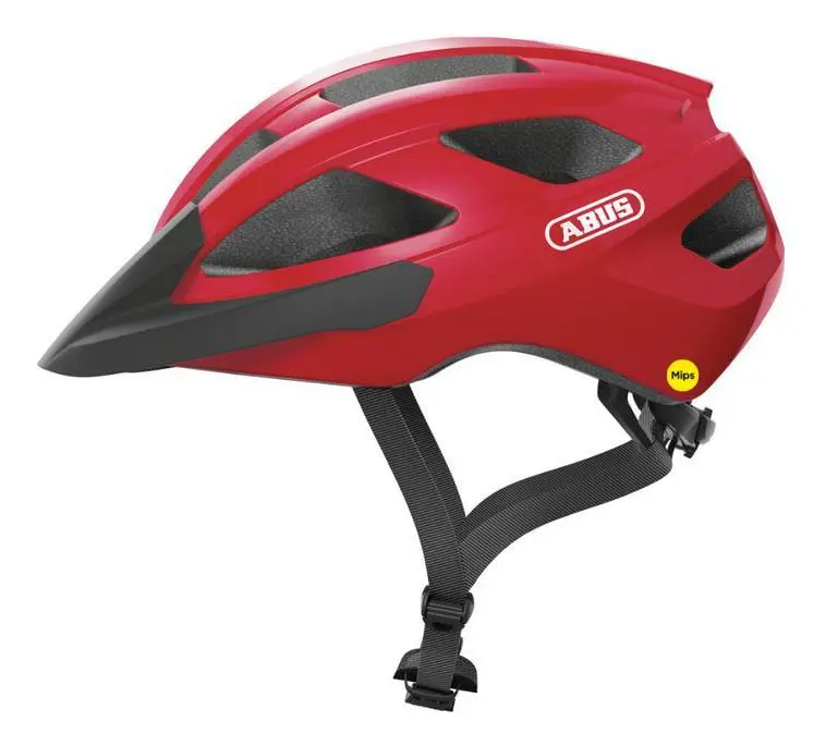 Capacete Abus Macator MIPS Vermelho Brilhante G